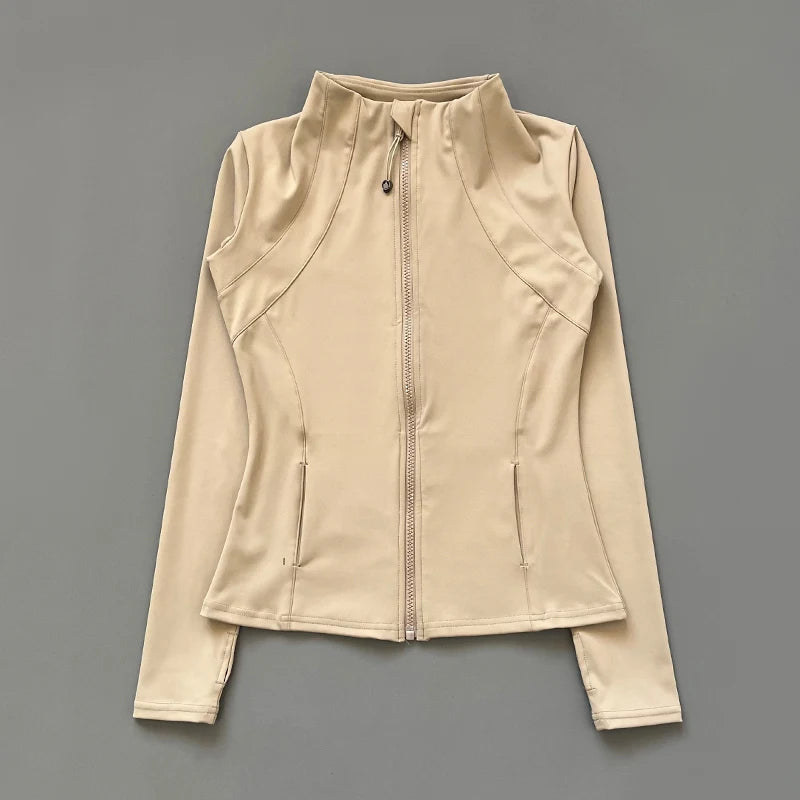 Slim-Fit Zipper Jacket