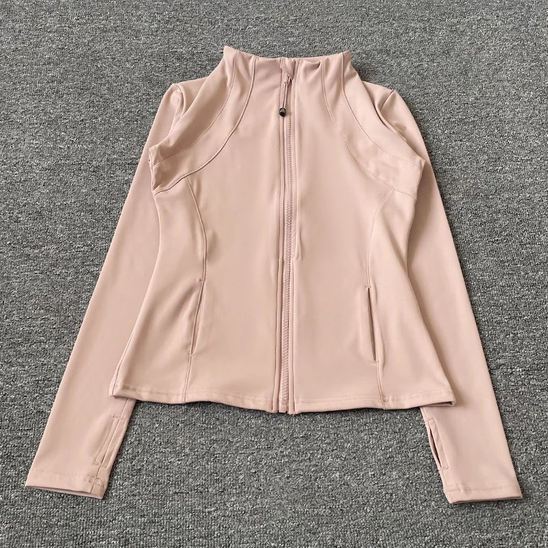 Slim-Fit Zipper Jacket