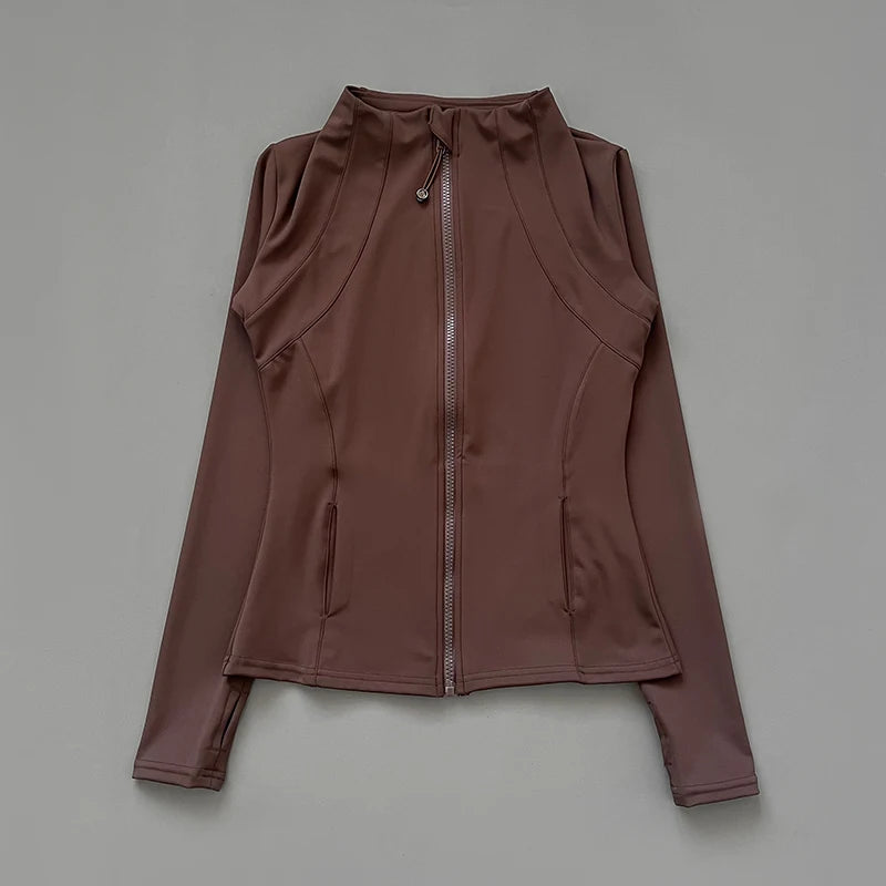 Slim-Fit Zipper Jacket