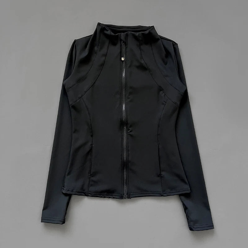 Slim-Fit Zipper Jacket