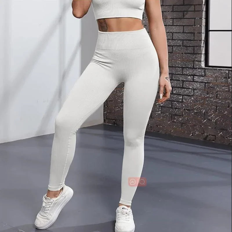 Seamless Knit Yoga Leggings