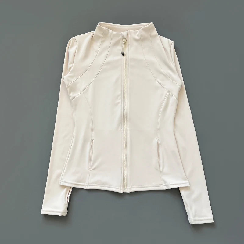 Slim-Fit Zipper Jacket